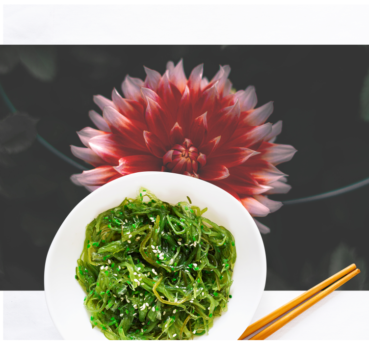 Originele placemat crispy zeewiergerecht - TenStickers