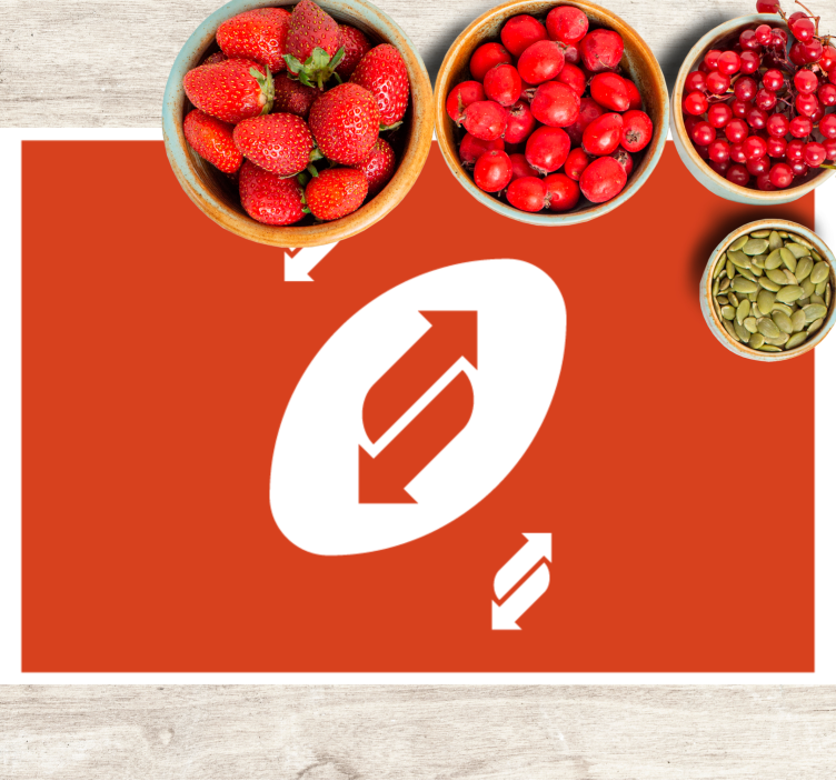 Originele placemat dynamisch pijlenpatroon - TenStickers