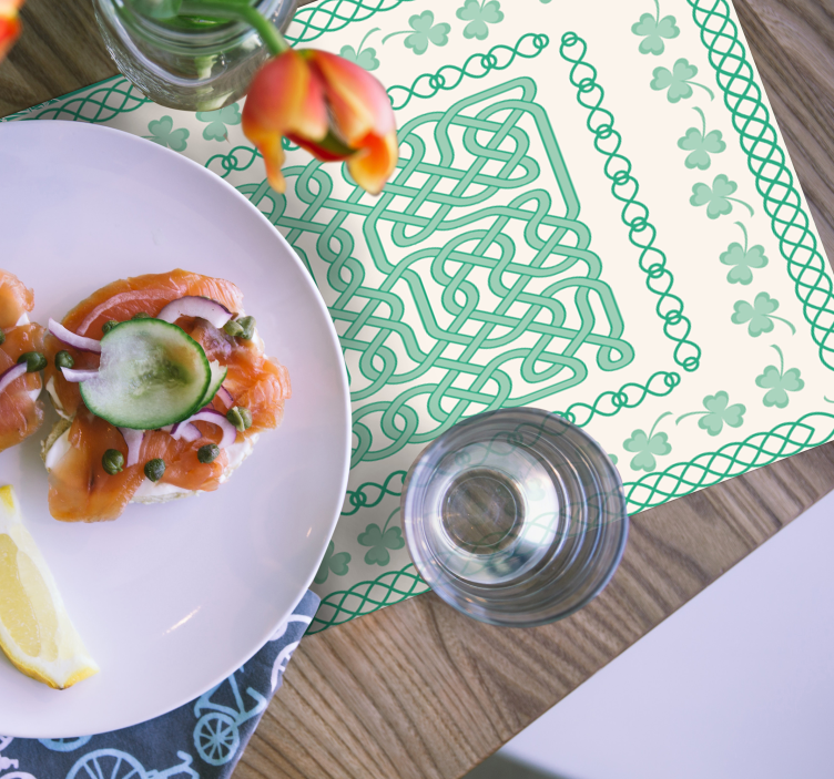 Originele placemat keltisch knooppatroon - TenStickers