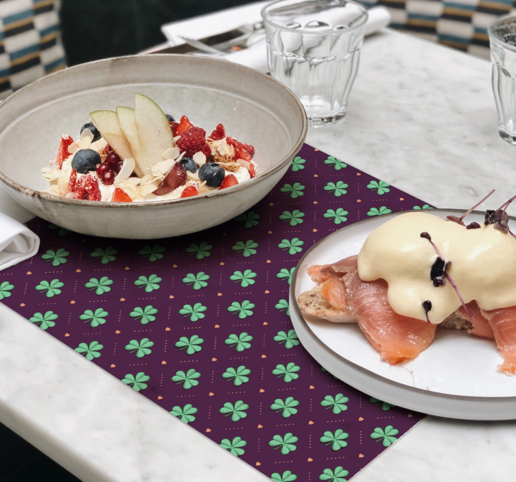 Originele placemat met botanische printoppervlak - TenStickers