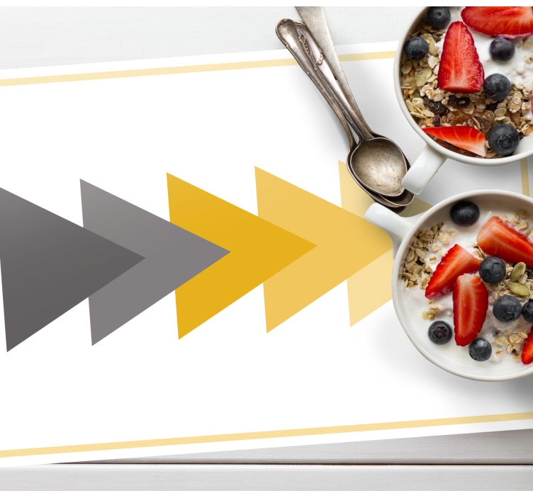 Originele placemat met pijlpatroon - TenStickers