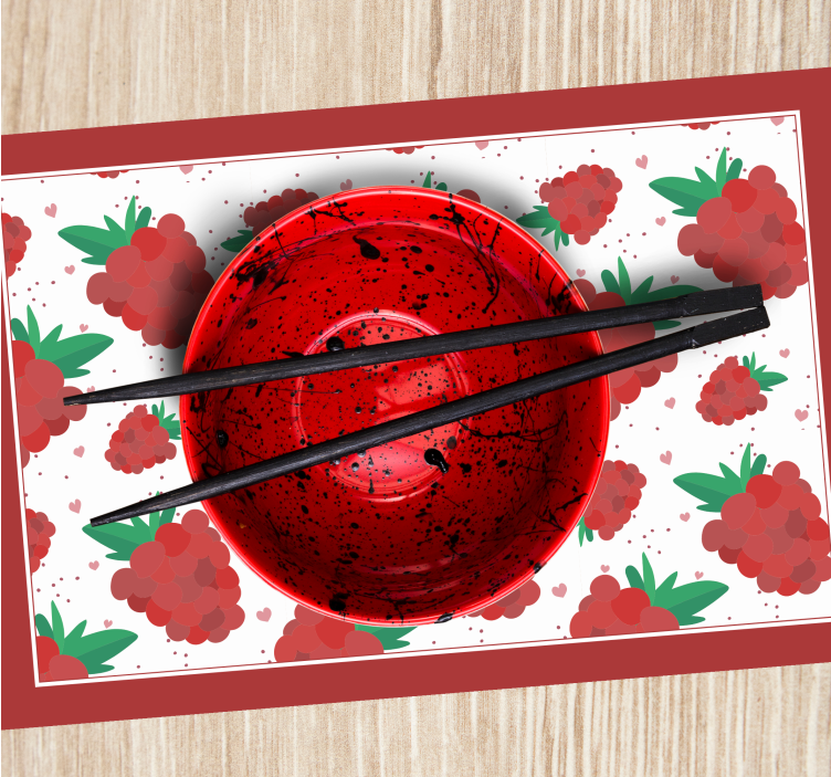 Originele placemat stijlvolle komset - TenStickers