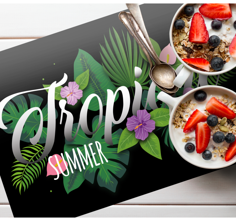 Originele placemat tropische zomer sfeer - TenStickers