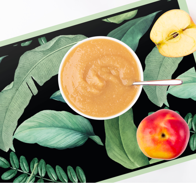 Placemat bladmotief creatie - TenStickers