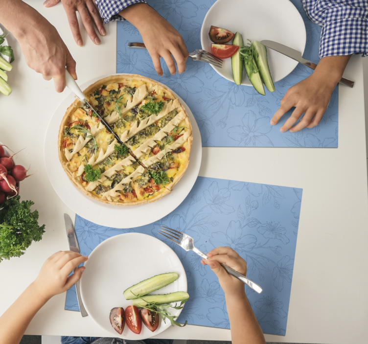 Placemat botanisch geïnspireerd oppervlak - TenStickers