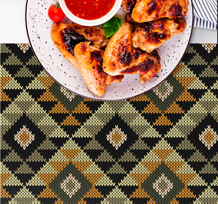 Placemat chic geometrisch motief - TenStickers