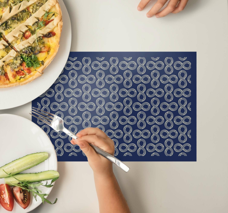 Placemat elegant oneindig patroon - TenStickers