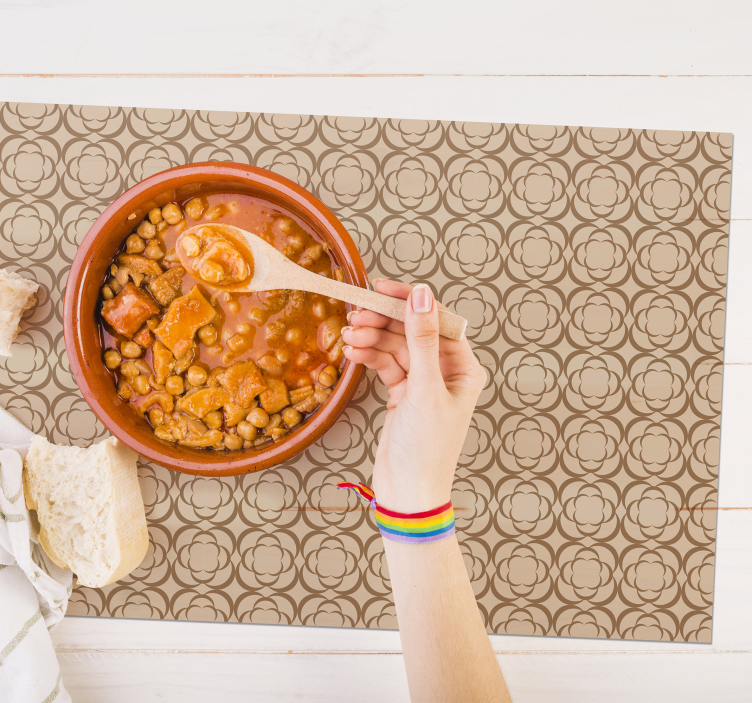 Placemat elegante patroonoppervlakte - TenStickers