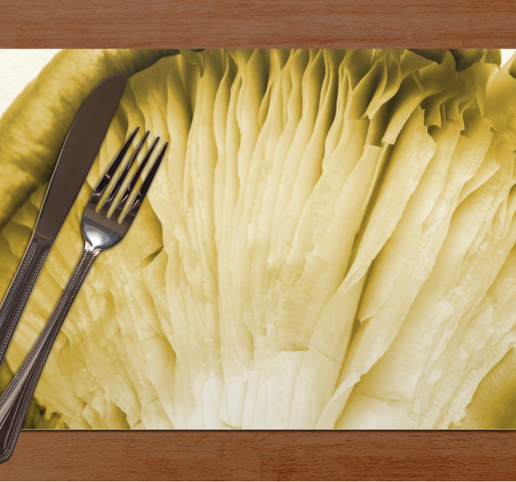 Placemat gebogen bladlagen - TenStickers