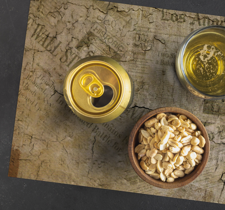 Placemat gebroken papieren oppervlak - TenStickers