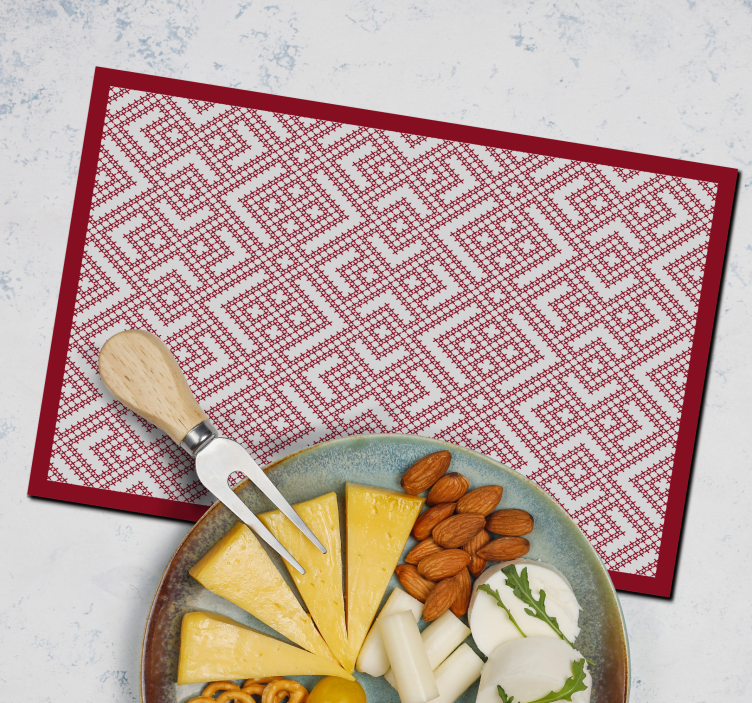Placemat geometrisch patroon textuur - TenStickers