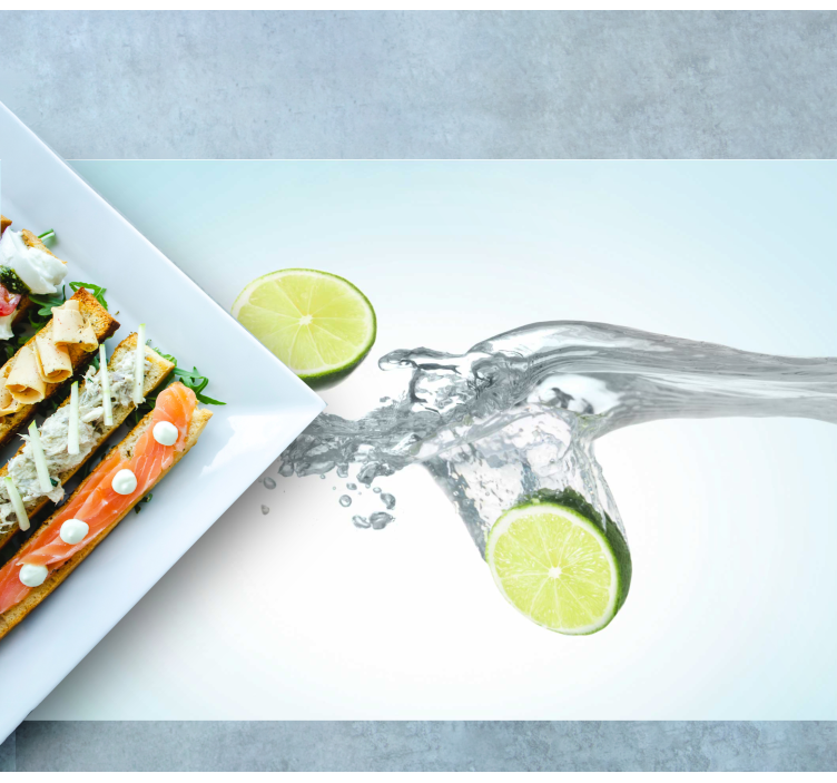 Placemat gesneden limoenen spatten - TenStickers