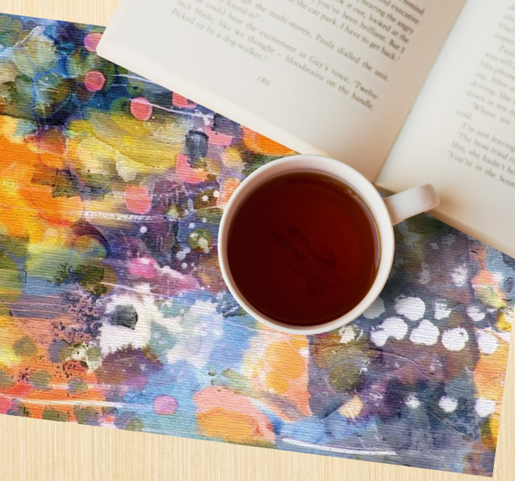 Placemat levendige kleurenexplosie - TenStickers
