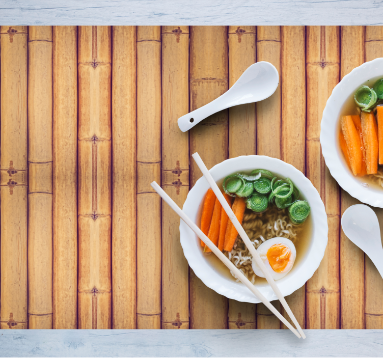 Placemat met bamboepatroon oppervlak - TenStickers