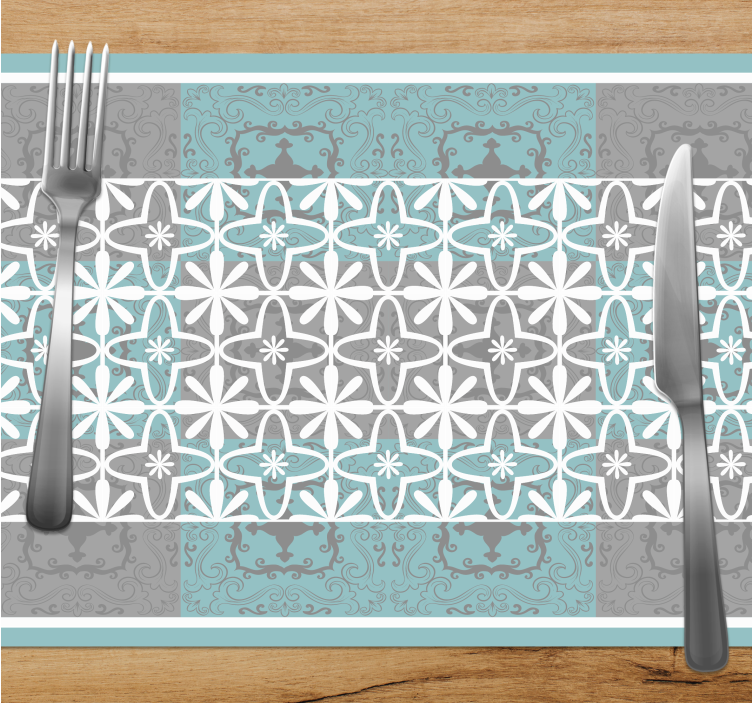 Placemat met chique botanisch motief - TenStickers