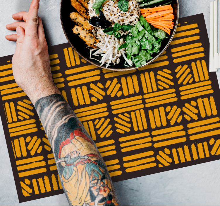 Placemat met gestructureerd patroon oppervlak - TenStickers