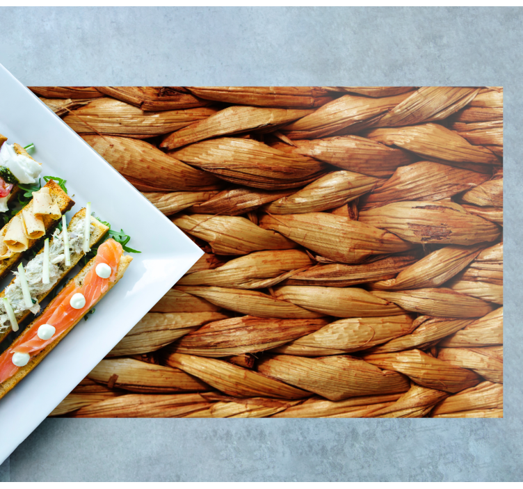 Placemat vlechtmat natuur - TenStickers