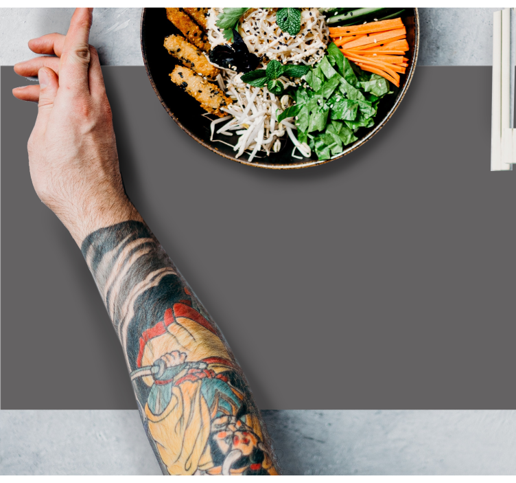 Placemat voedselbak indeling - TenStickers