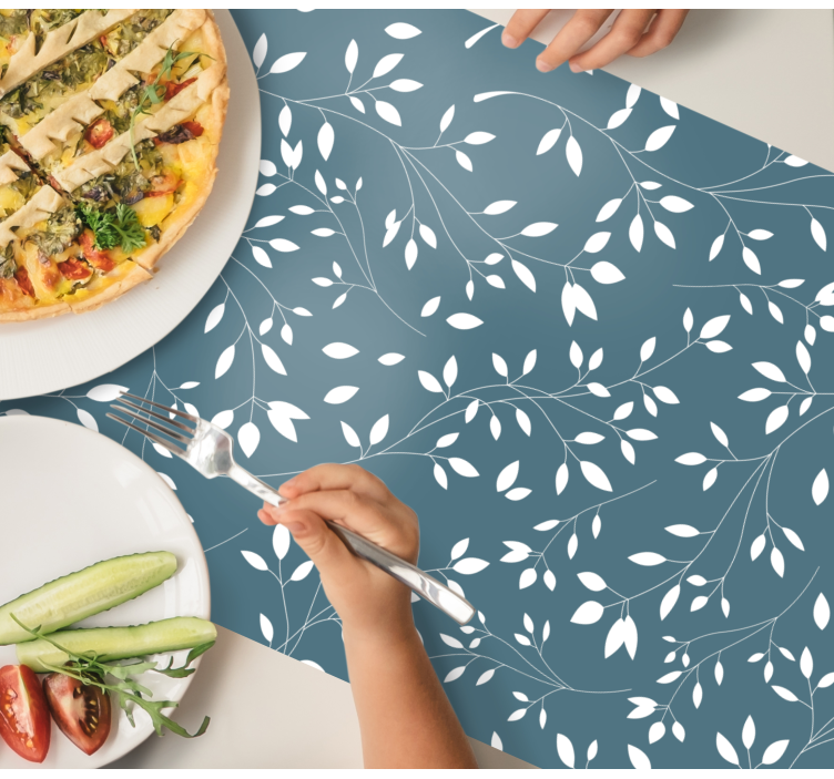 Placemat weelderig bladerenpatroon - TenStickers