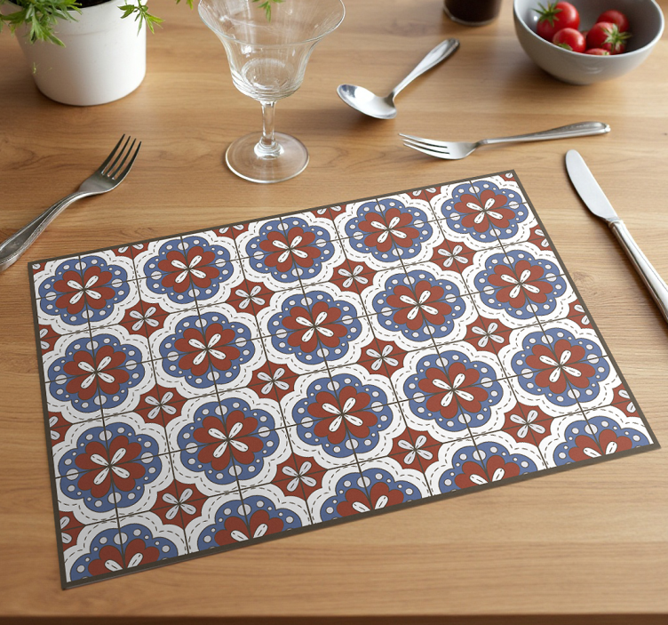 Rode hydrauliek originele placemat - TenStickers