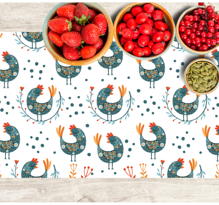 Volkskippen vinyl placemats - TenStickers