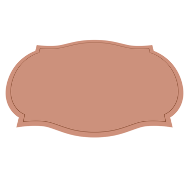 Etiketvorm placemat - TenStickers