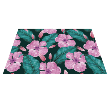 Placemat tropisch bloemenmotief - TenStickers