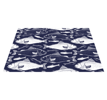 Placemat Vissen onder de zee - TenStickers