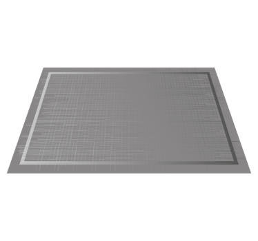 Placemat kleuren Grijze strepen - TenStickers