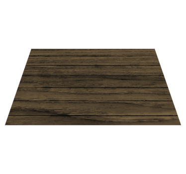Houten patroon placemat  - TenStickers