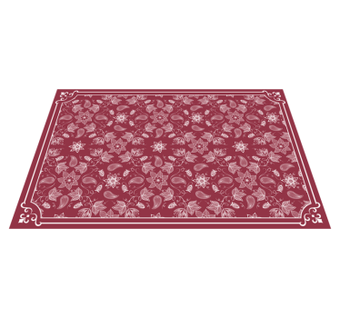 Placemat met bloemenpatroon tafelkleed - TenStickers