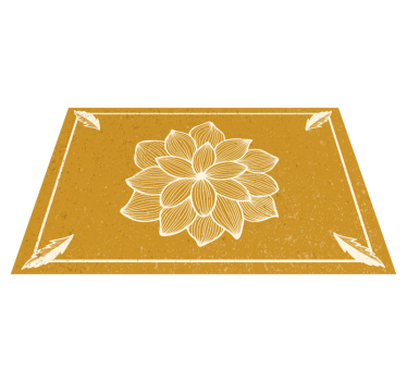 Originele placemat met elegant botanisch motief - TenStickers