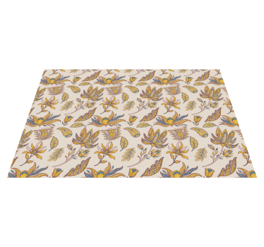 Originele placemat botanisch bladeren patroon - TenStickers