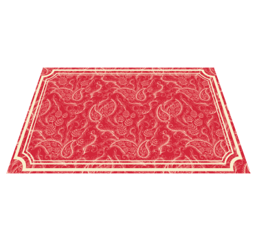 Placemat bloem geïnspireerde achtergrond - TenStickers