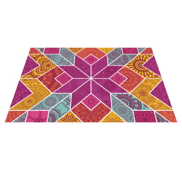 Originele placemat kleurrijk geometrisch patroon - TenStickers