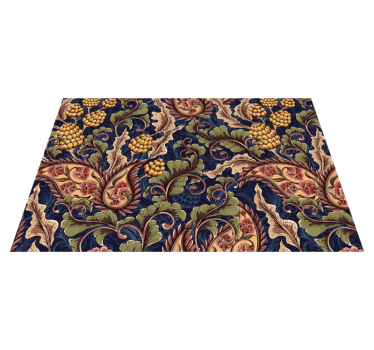 Originele placemat bloemenkunstpatroon - TenStickers