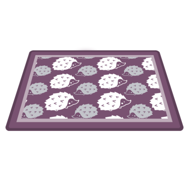 Originele placemat met egeltjesstructuur - TenStickers