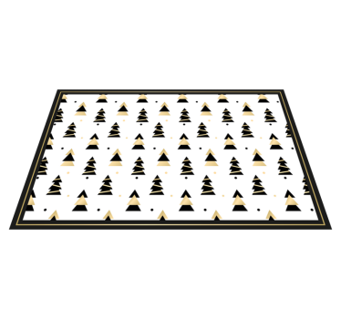 Placemat kerst Kerst elegante boom patroon - TenStickers