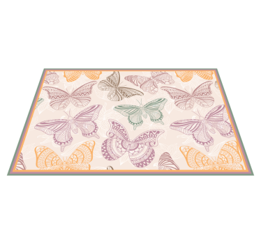 Originele placemat elegant vlinderpatroon - TenStickers