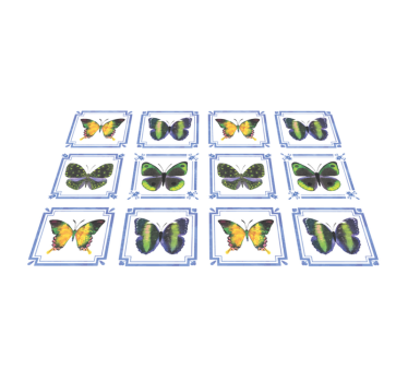 Originele placemat met vlinderpatroon decor - TenStickers