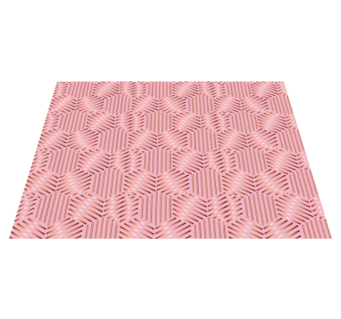 Placemat geometrische schikking plaatsing - TenStickers