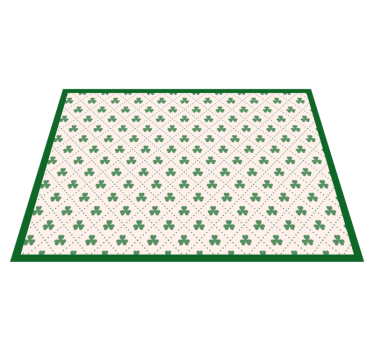 Originele placemat klaverpatroon oppervlak - TenStickers