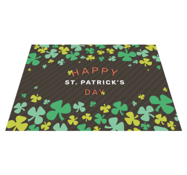 Halloween placemat vrolijk st. patrick's day - TenStickers