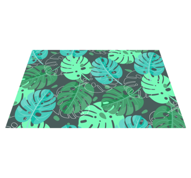 Placemat tropisch bladpatroon - TenStickers