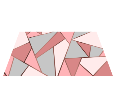 Originele placemat geometrische pastelpatronen - TenStickers