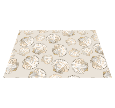 Placemat schelpjespatroon - TenStickers