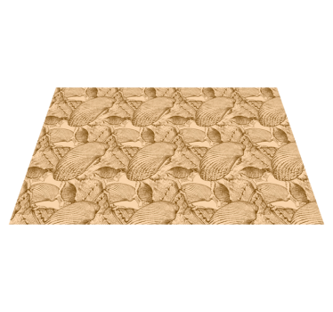 Placemat met schelpenstructuur oppervlak - TenStickers