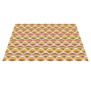 Placemat golvend golfpatroon - TenStickers