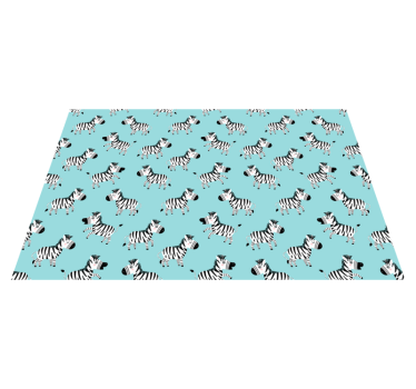 Originele placemat met zebra patroon oppervlak - TenStickers