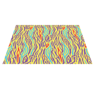 Placemat kleurrijk abstract patroon - TenStickers